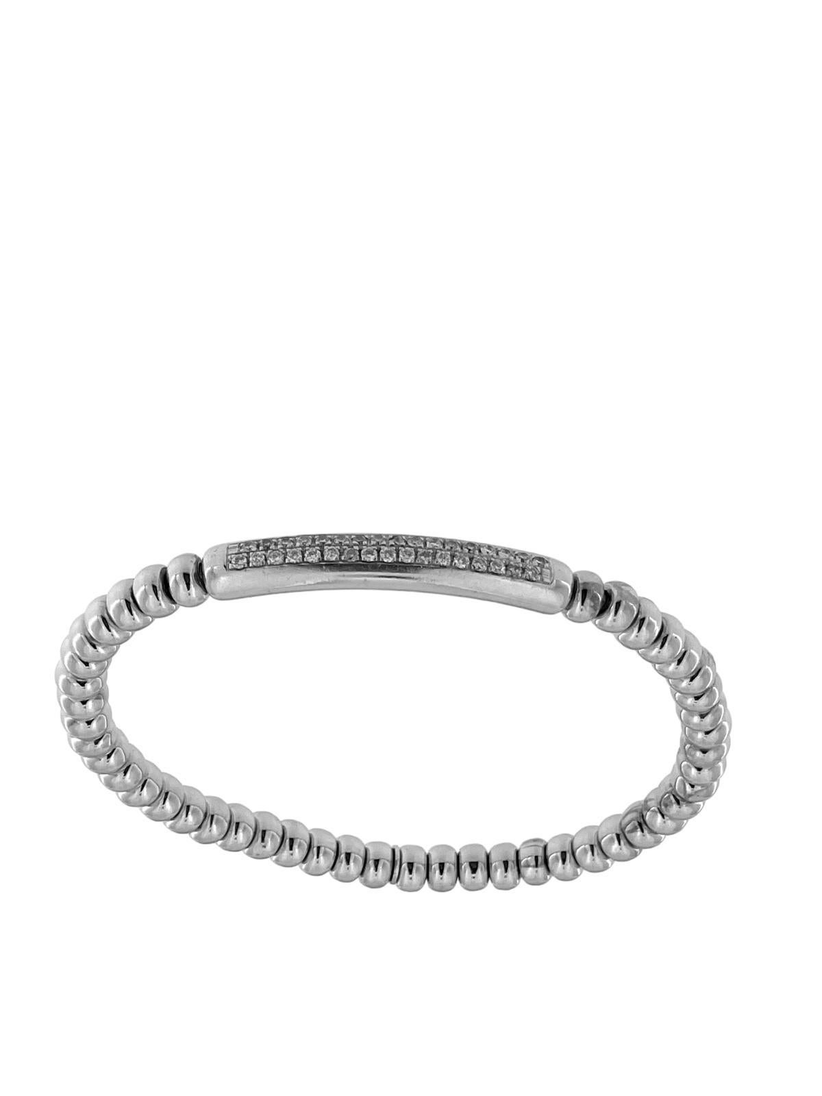 Femenino o masculino Pulsera Tresore Oro Blanco con Diamantes by Hulchi Belluni en venta
