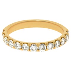 Tresorra: 18 Karat Gelbgold, Diamant 0,74 Karat. Ring mit Ring, Gr. 7