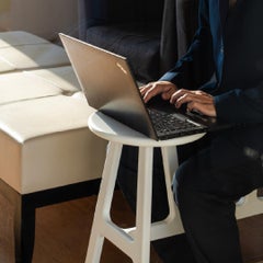 Trespolo bianco entworfen von Giulio Iacchetti - Orografie - Hergestellt in Italien