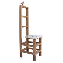 Silla escultórica Trespolo Unique de Ennio Nonni