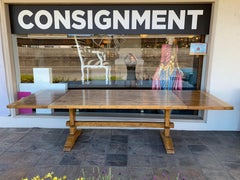 Trestle Dining Table #3514 by Guy Chaddock