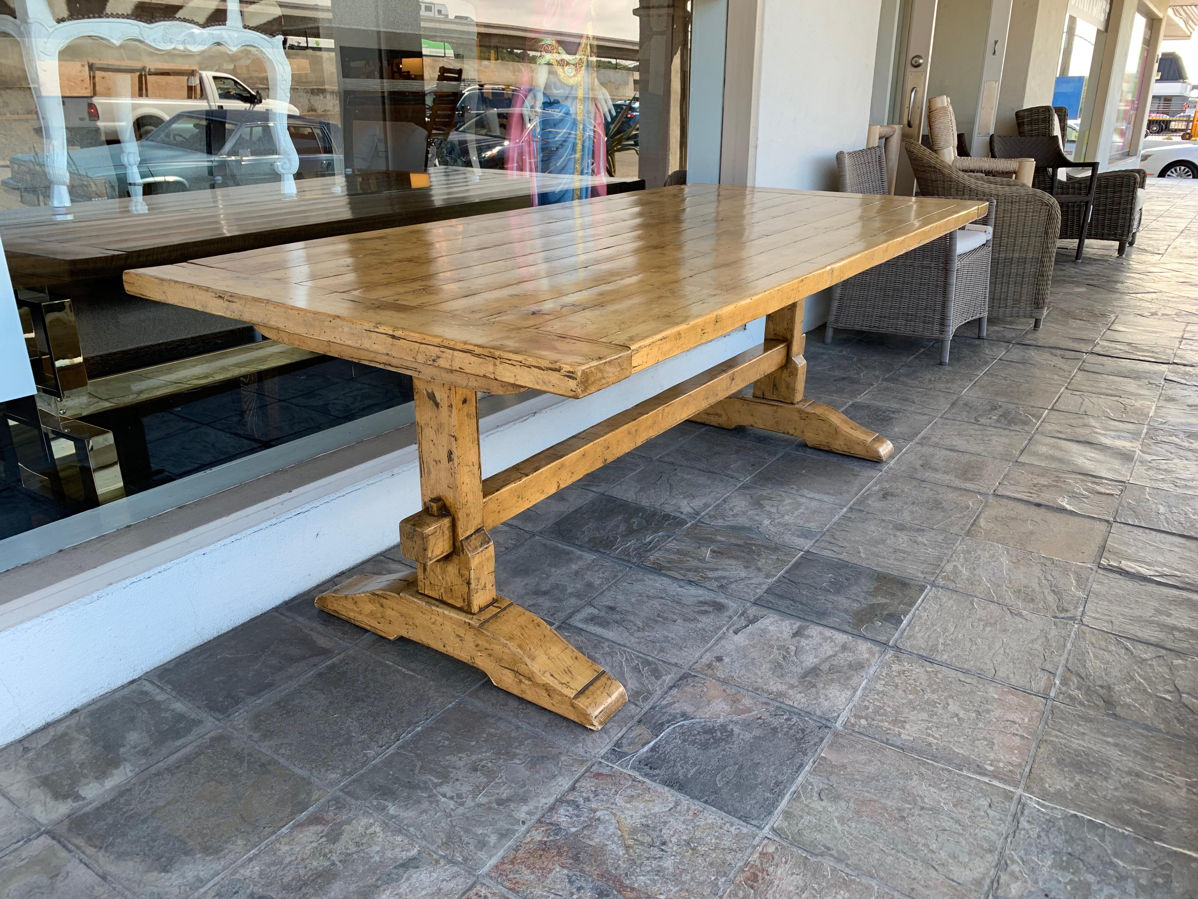 Other Trestle Dining Table #3514 by Guy Chaddock