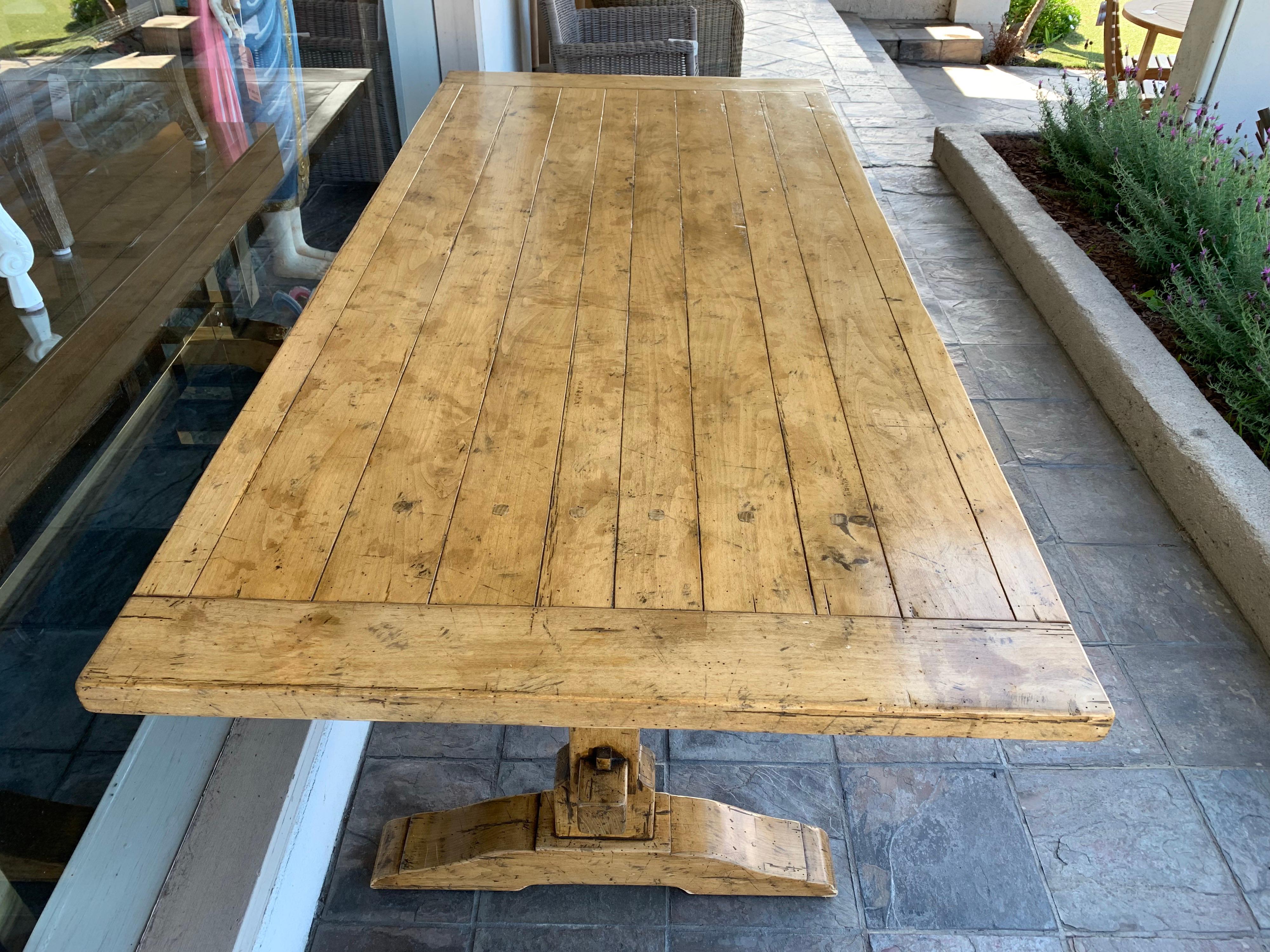 Trestle Dining Table #3514 by Guy Chaddock 1