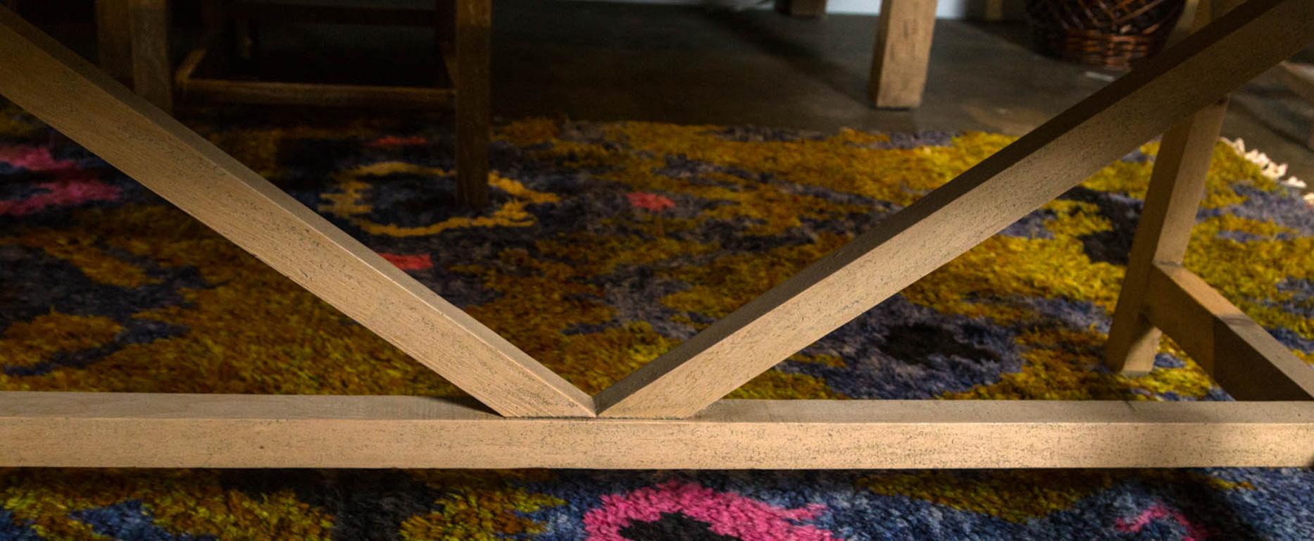 Trestle Leg Farm Table For Sale 2