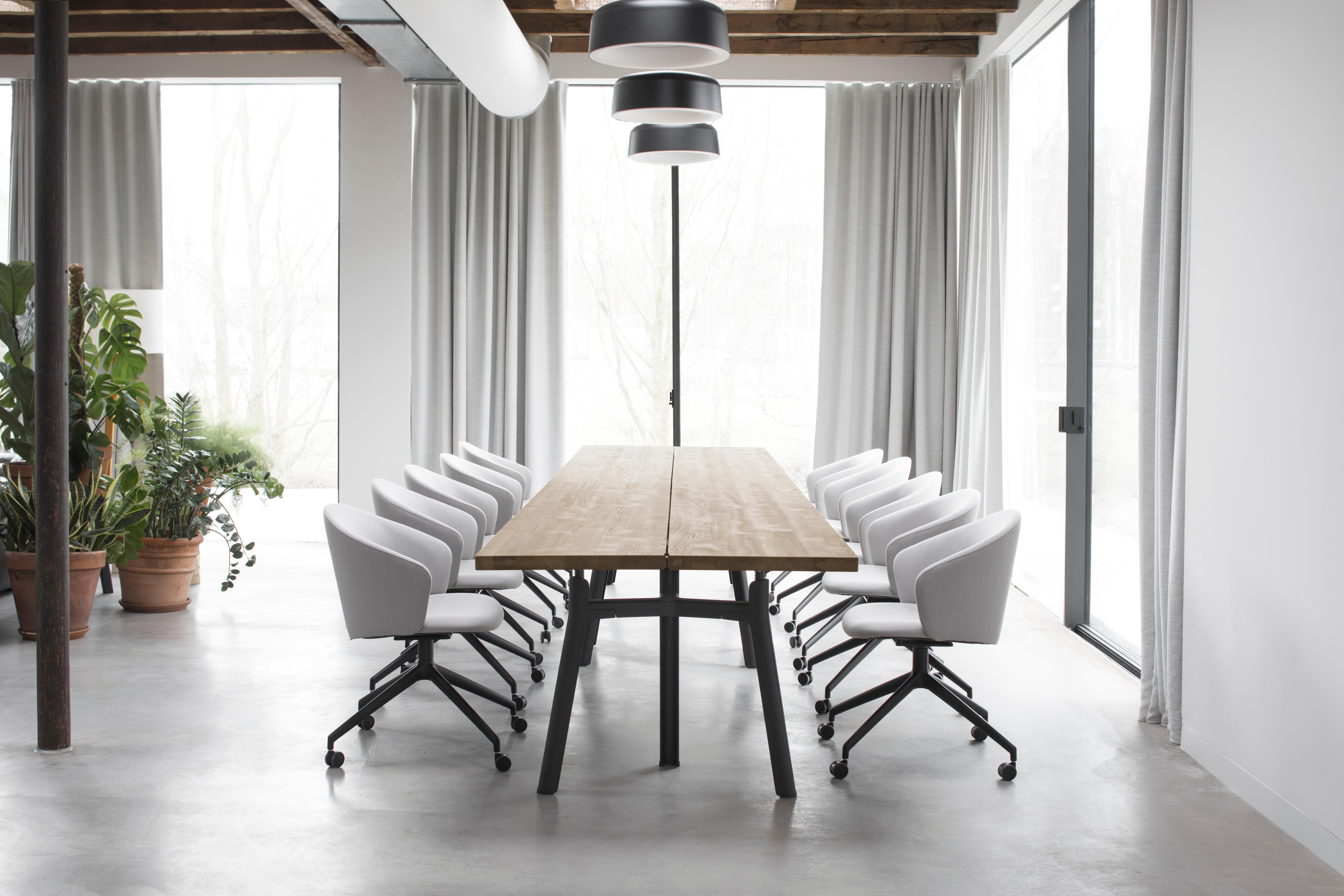 Contemporary Customizable Trestle Table by Jorre Van Ast For Sale