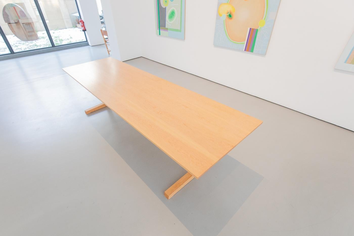 Wood Trestle table 