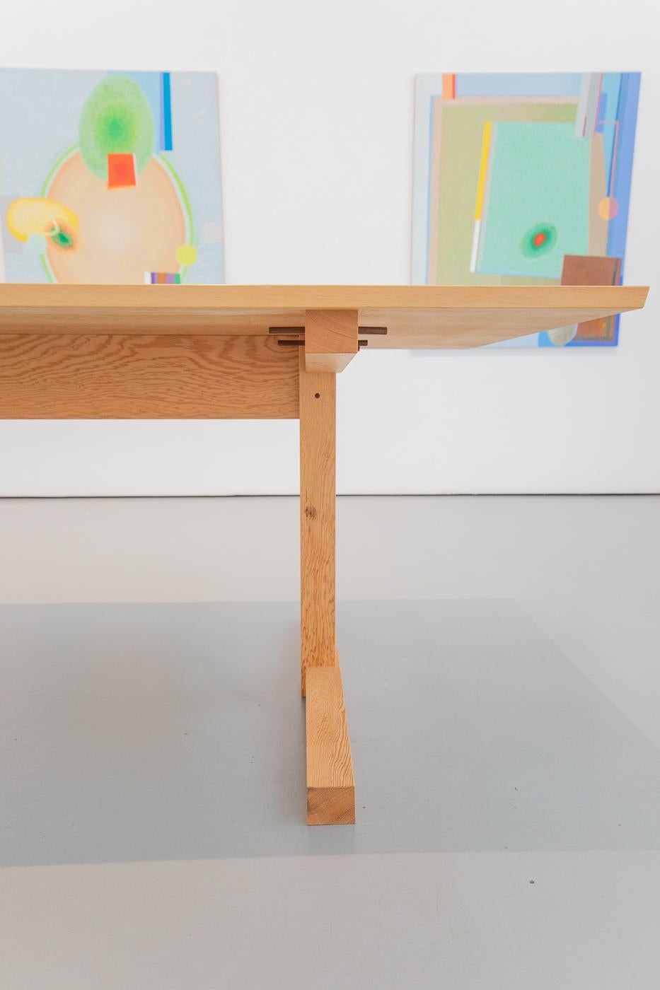 shaker trestle table