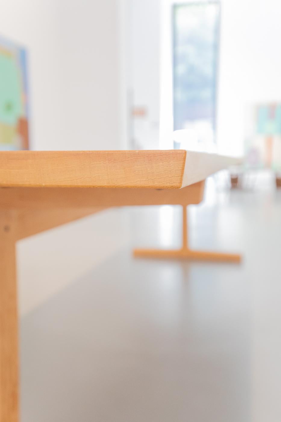 Hand-Crafted Trestle table 