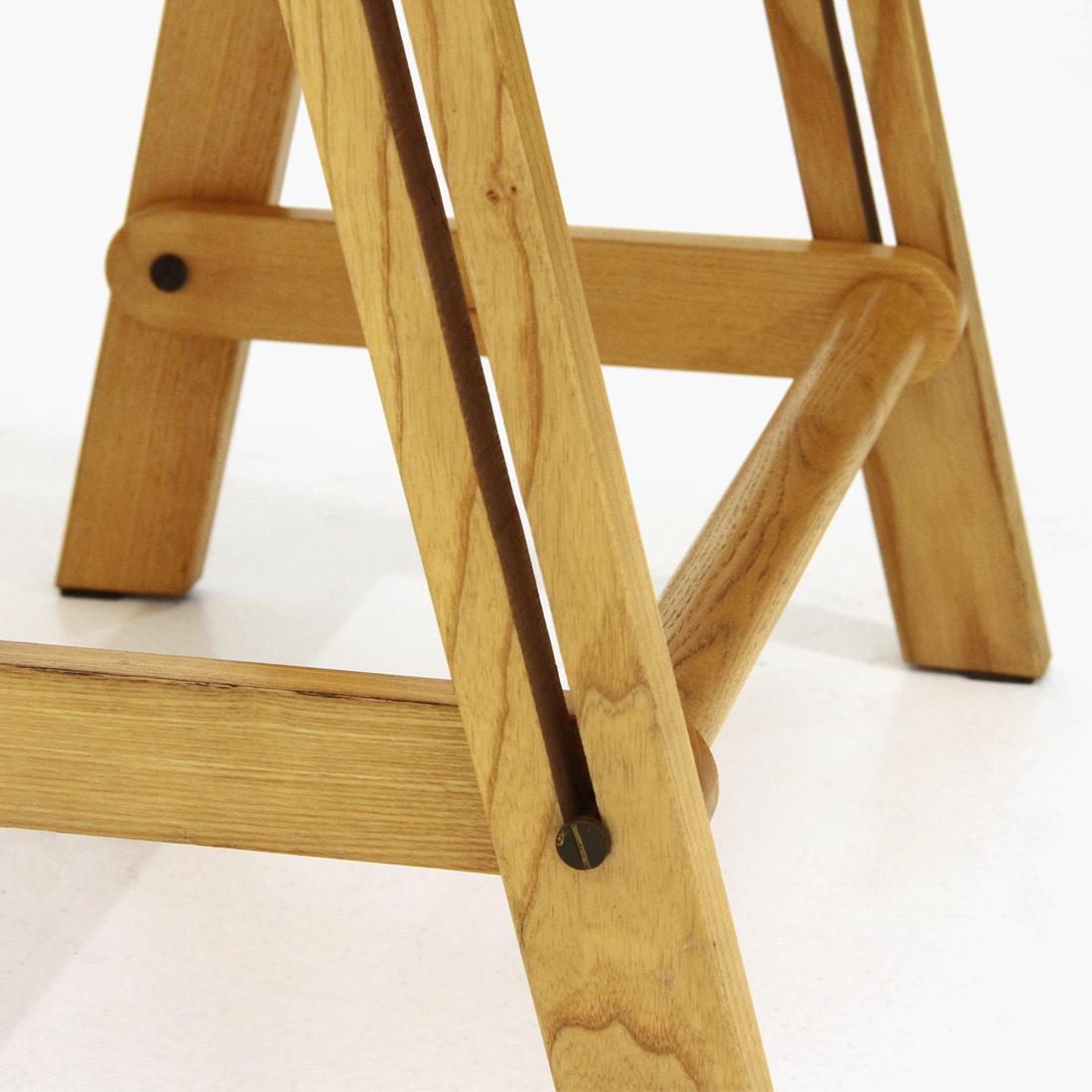 Trestle Table in Wood, 1970s 5
