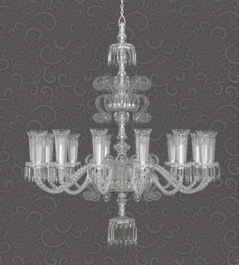 Trevi Classical Handmade Crystal Chandelier V In New Condition For Sale In Liberec, CZ