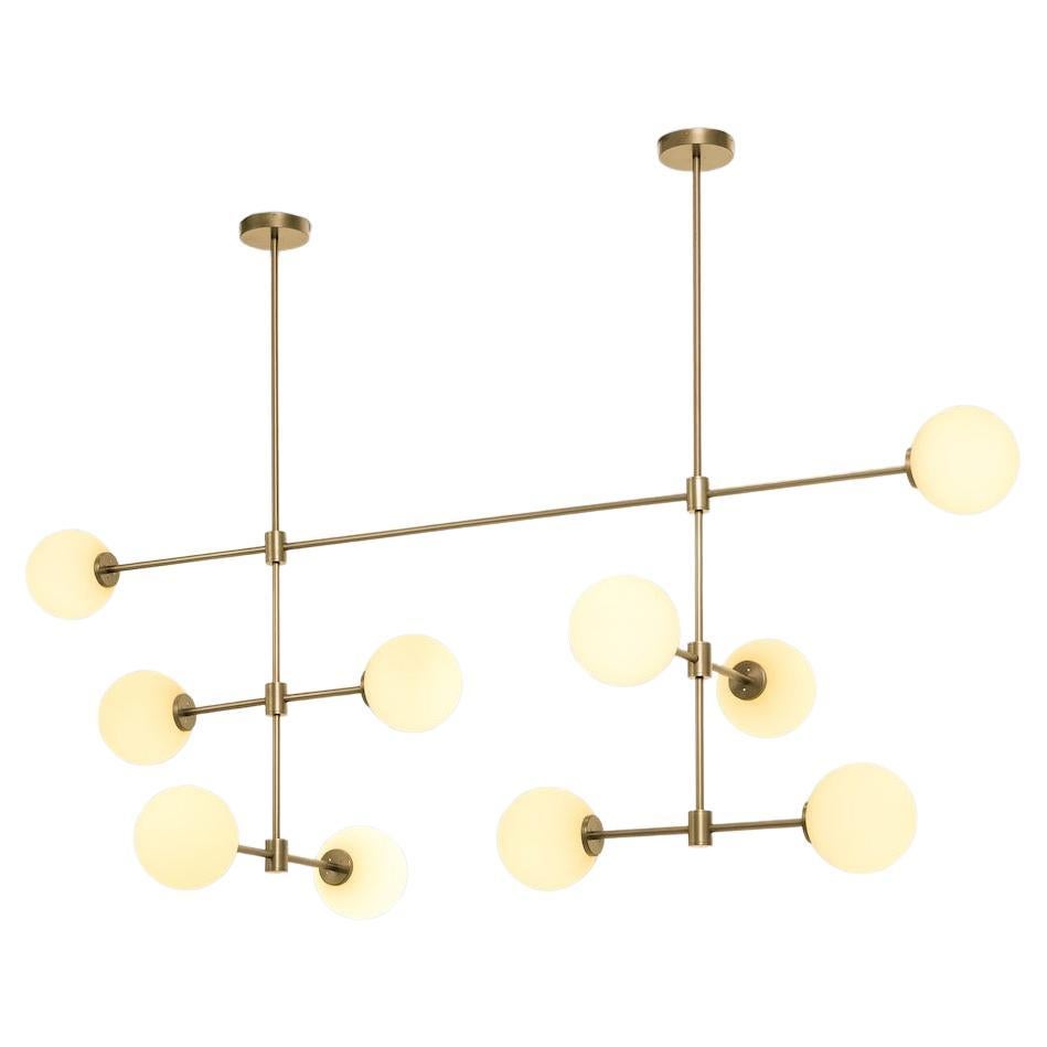 Trevi Multi Arm 10 Pendant by CTO Lighting For Sale