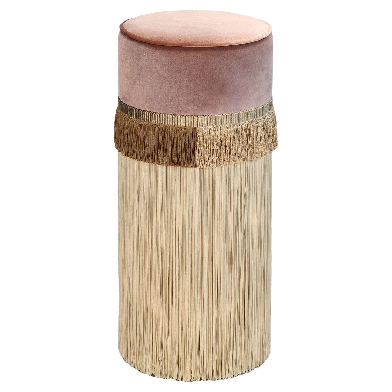Trevira Viscose Fabric Bar Stool For Sale