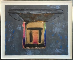 "Old Place."  Contemporary Mixed Media Abstract Painting by Trevor BELL