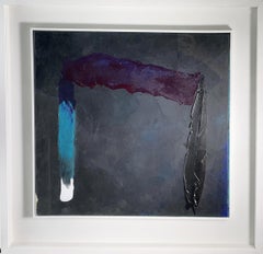 "Frangiflutti". Pittura ad olio astratta di Trevor Bell