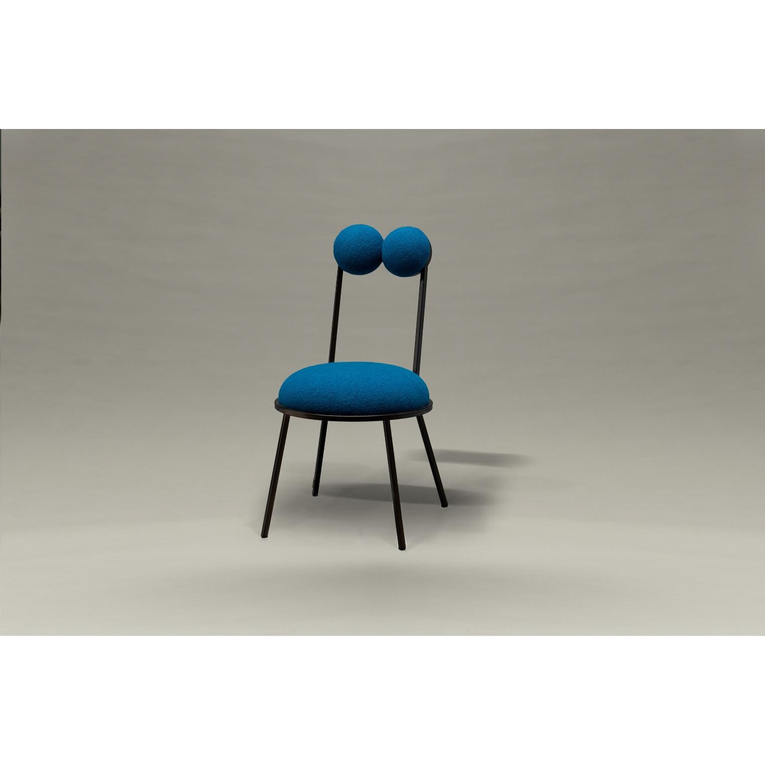 Trevor Cream Bouclé Dining Chair by Bohinc Studio 2