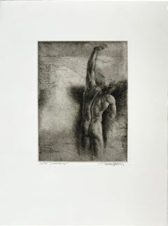 Challenge, male nude by Trevor Southey