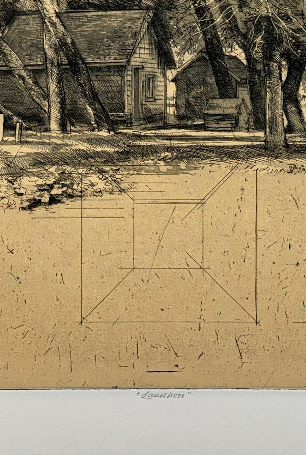 Seeufer, Landschaft am See, von Trevor Southey im Angebot 3