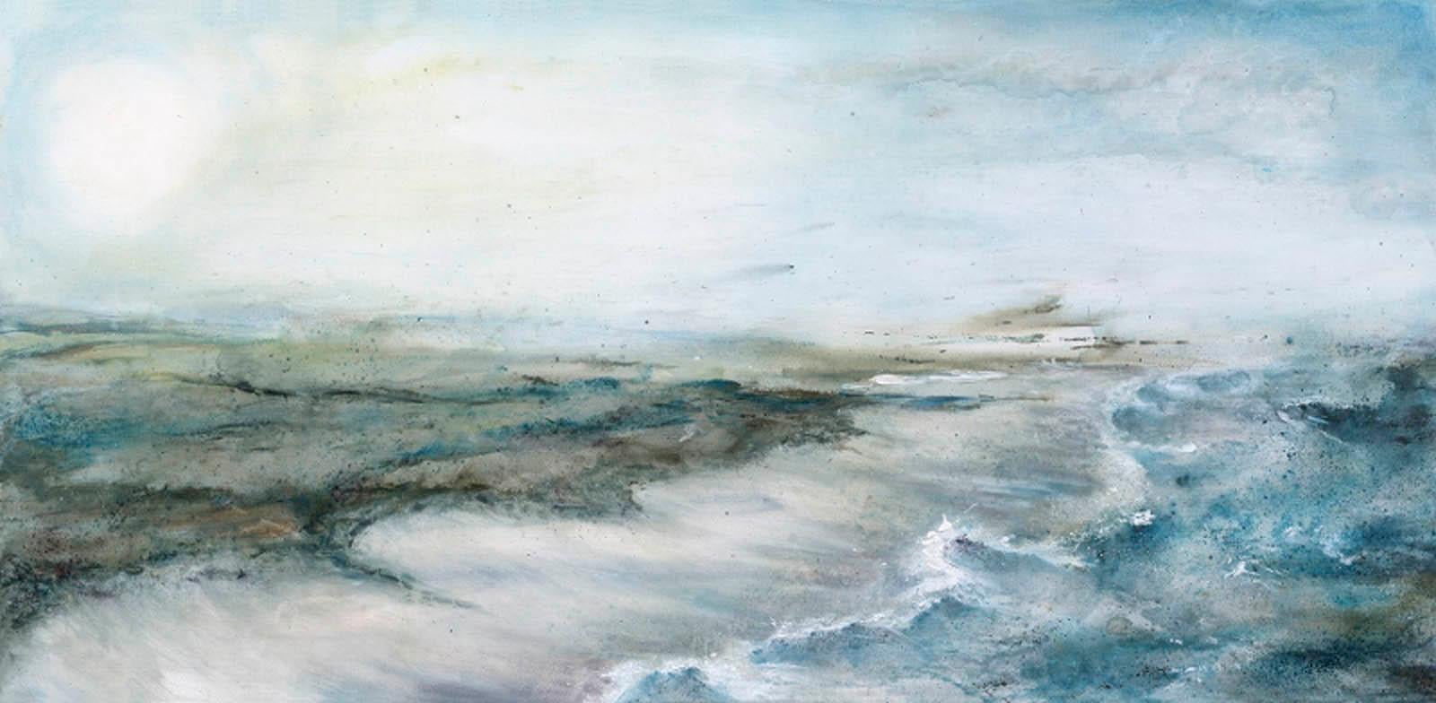 After the Storm BY JANETTE GEORGE, Contemporary Seascape, Original Painting For Sale 1