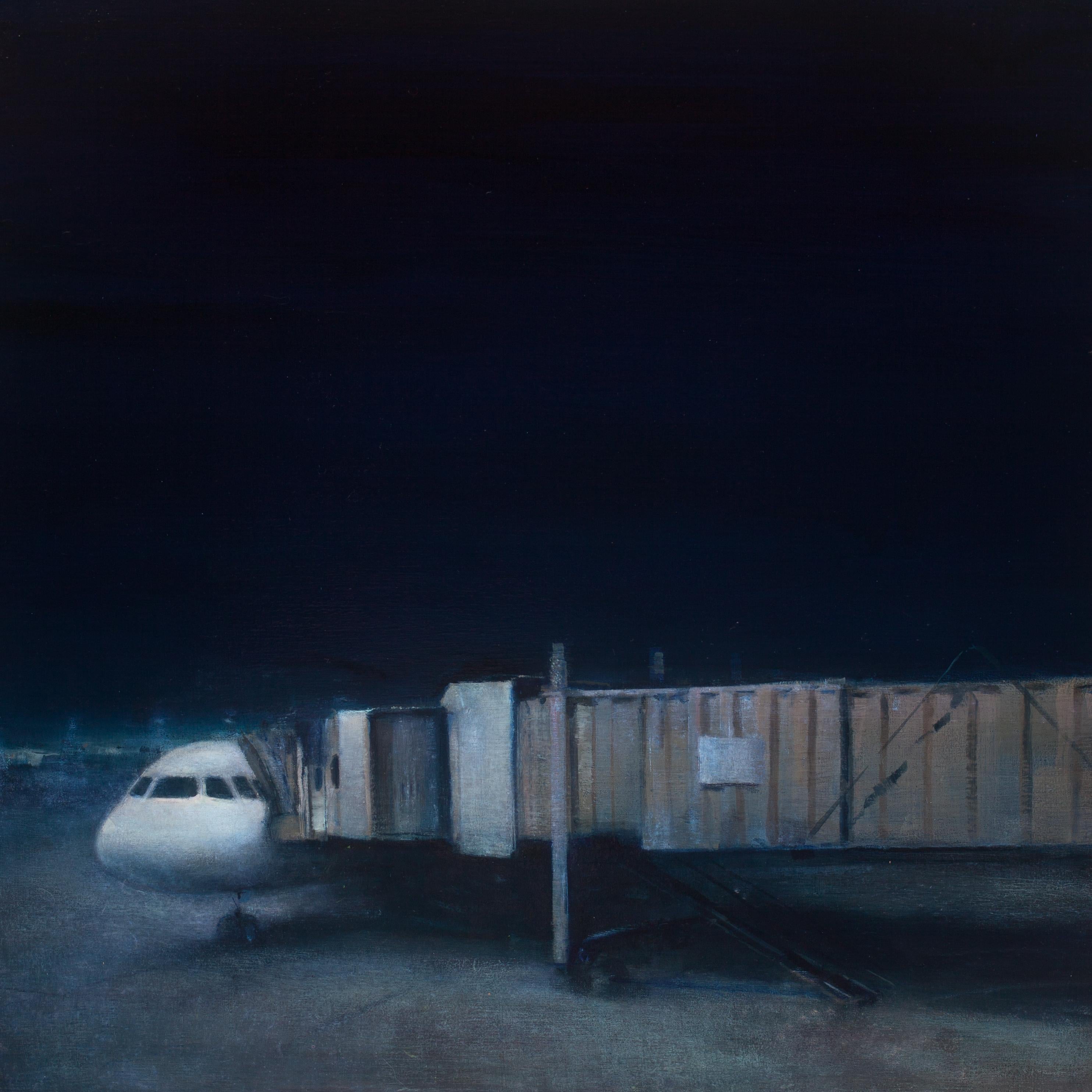 Trevor Young Landscape Painting - Resting Fuselage