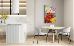 "Anxie-Tea" - Mixed Media Acrylic Painting by Trew Love