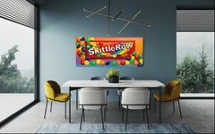 "Skittle Row" - Colorful Acrylic Candy Painting by Trew Love
