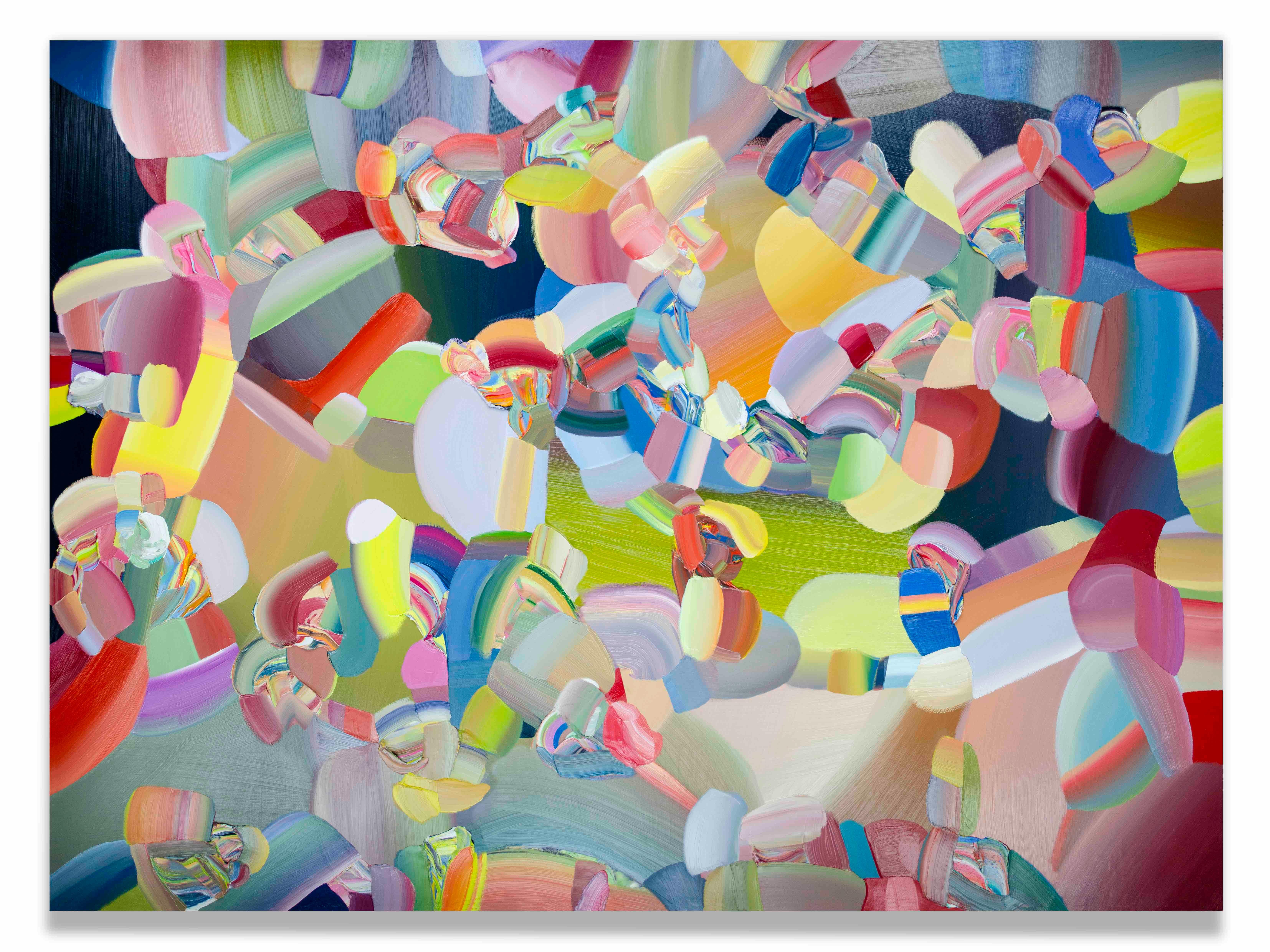 Trey Egan Abstract Painting - Echo Illusion / Take Me Anywhere