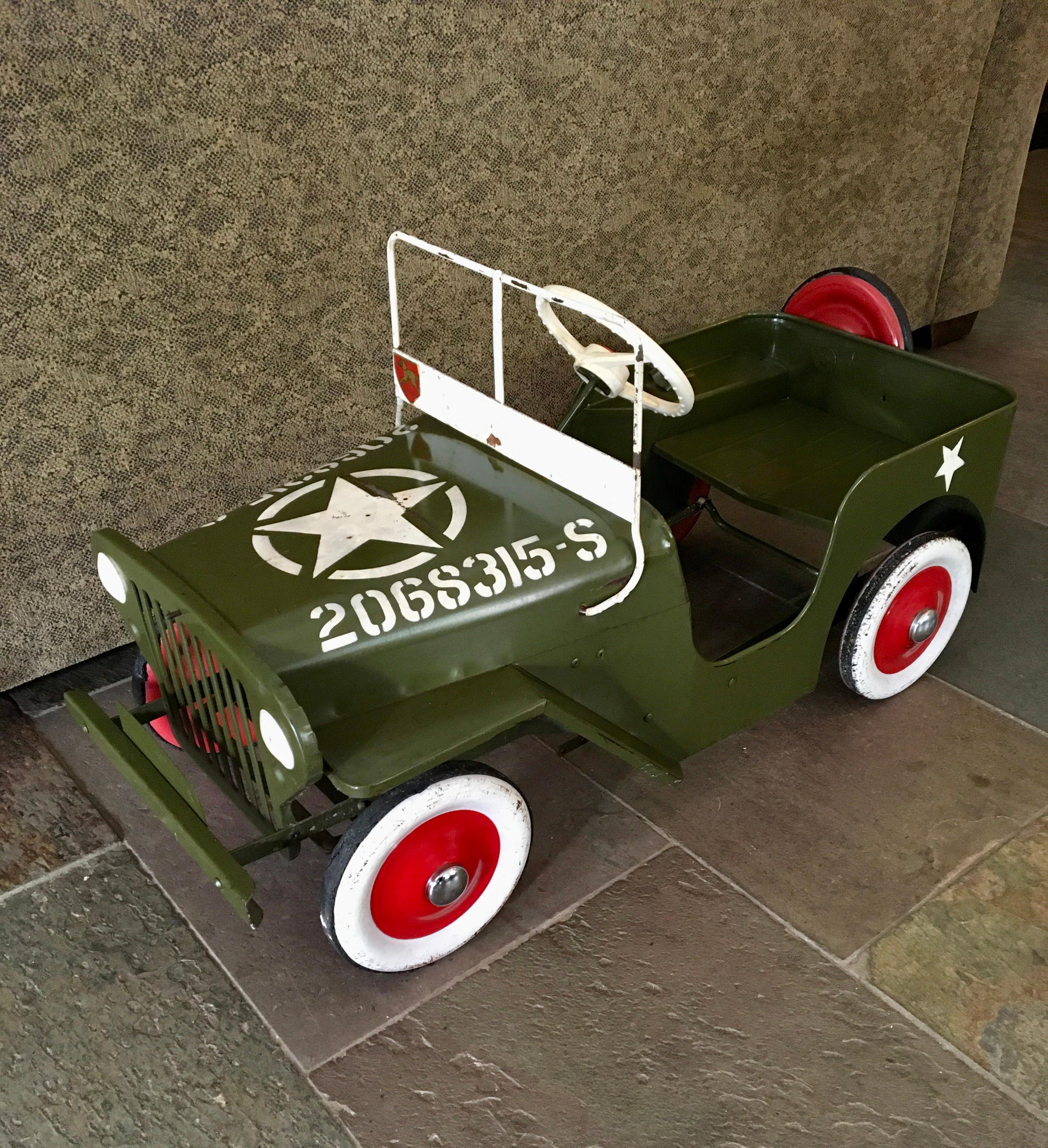 Willys jeep pedal car for sale cheap