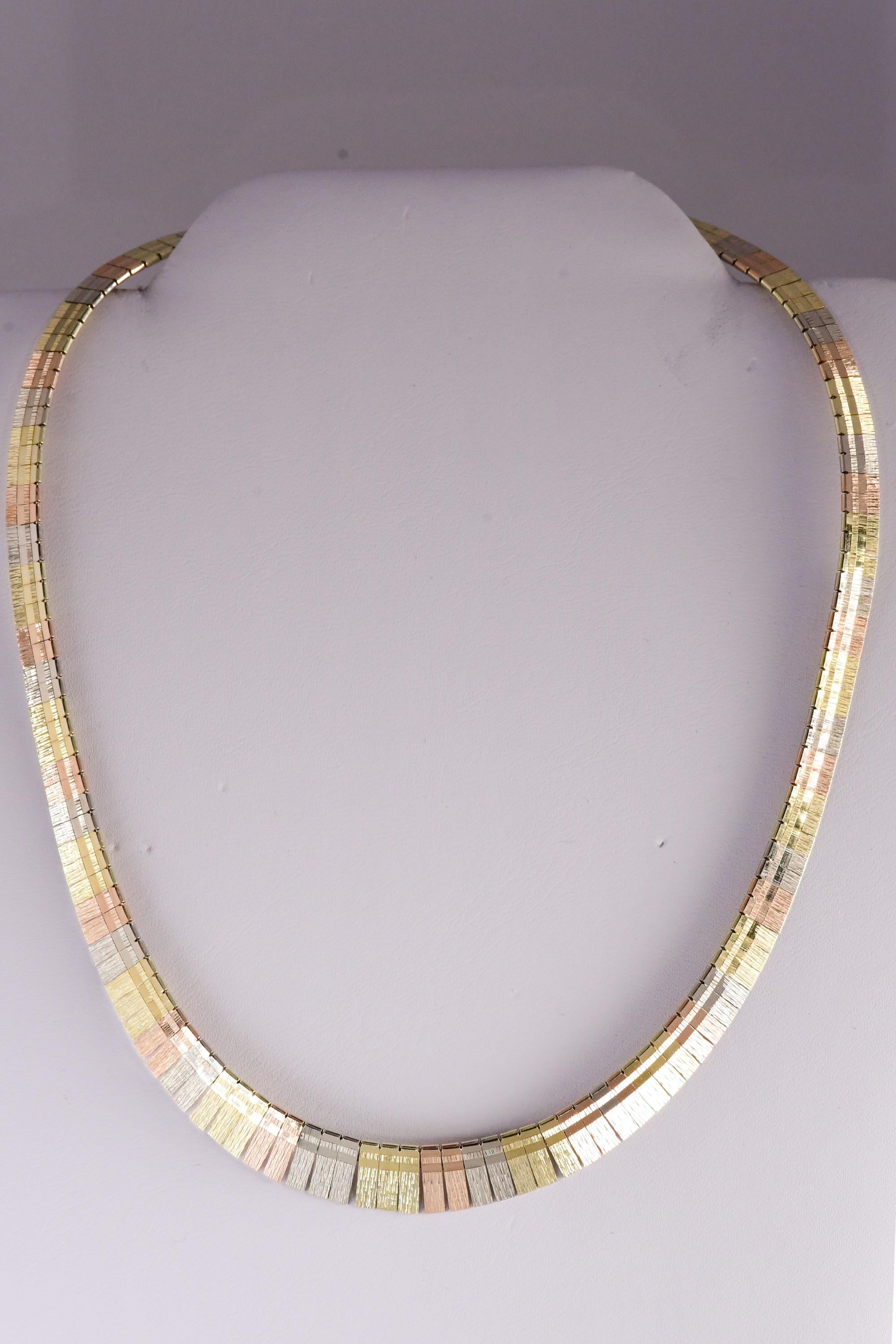 14k gold cleopatra necklace