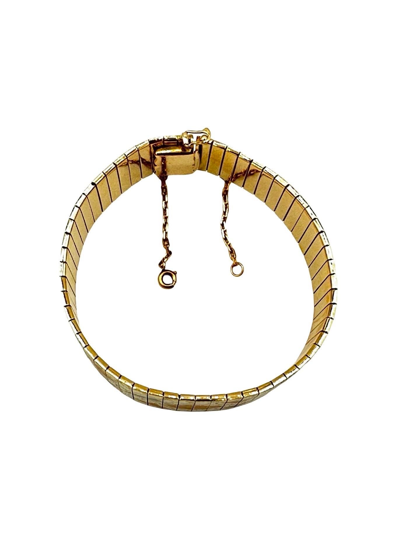 Bracelet en or tricolore 18K Unisexe en vente