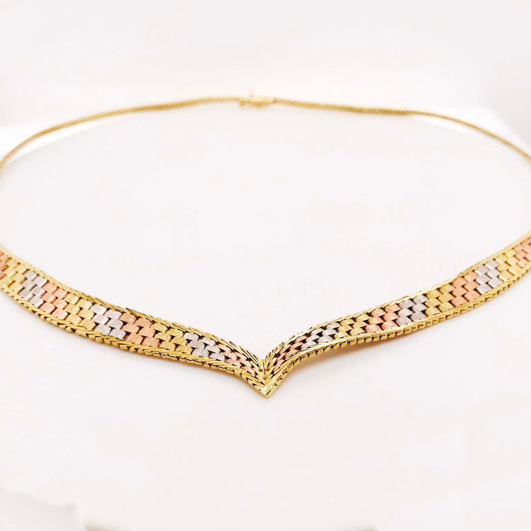 White and yellow gold chain clearance