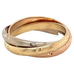Tri-Color Gold Wrap Band Ring