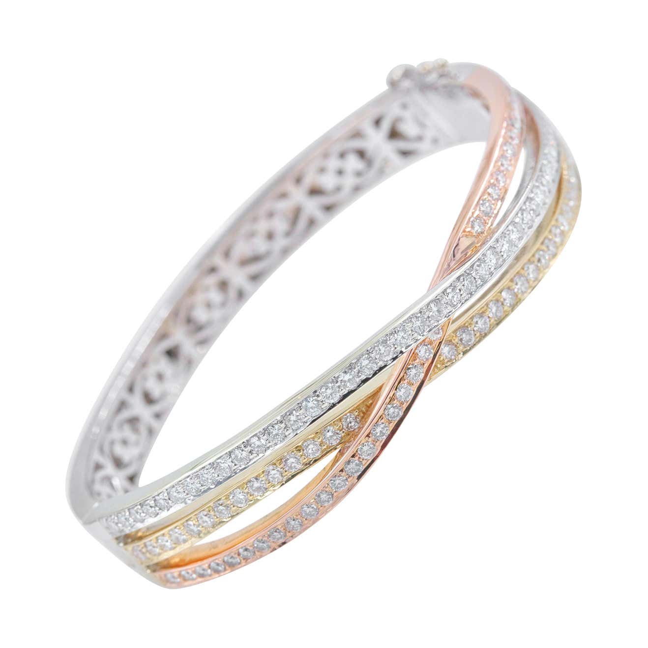 Tri color bangle bracelet Clearance