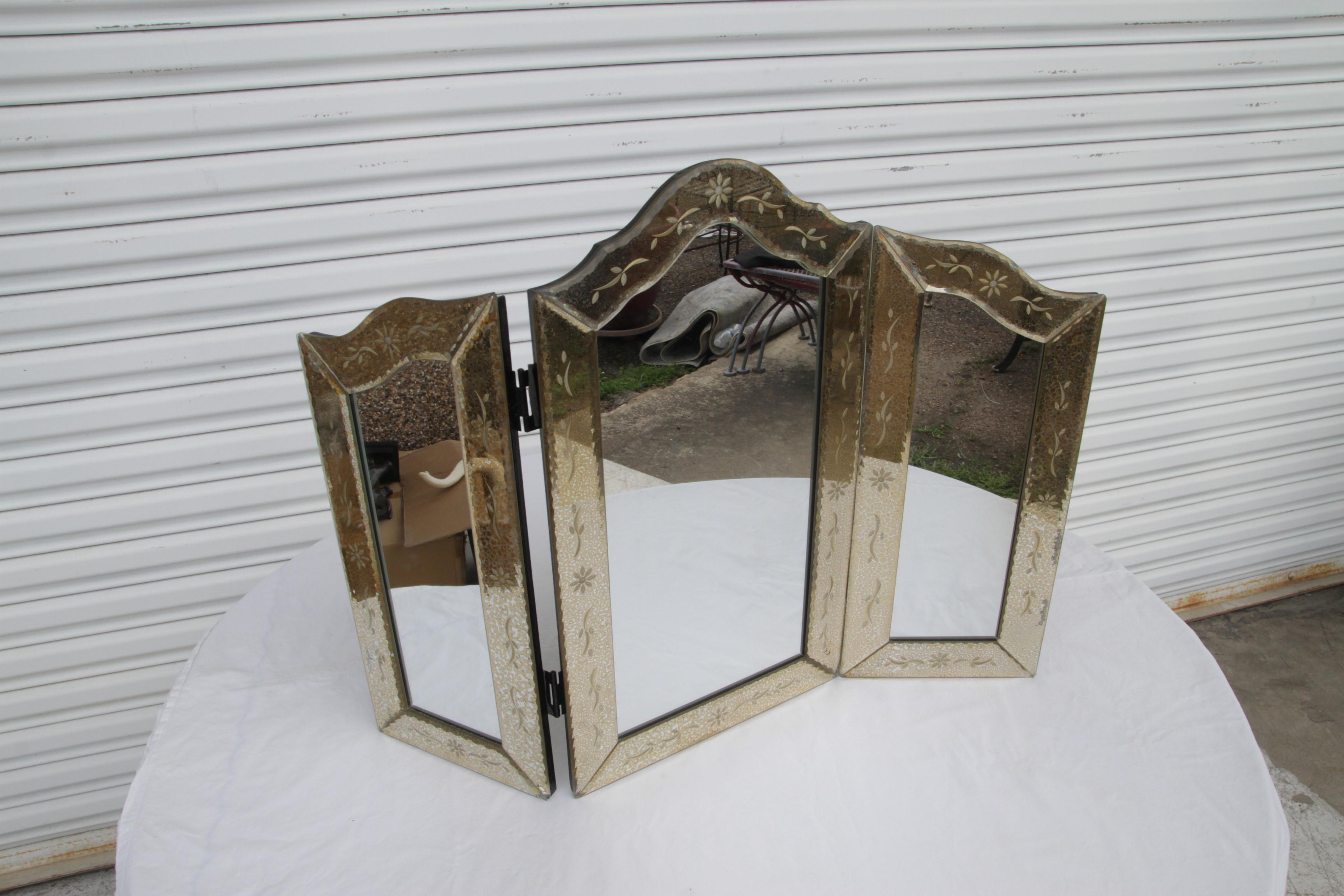 Tri Fold Mirror For Sale 12