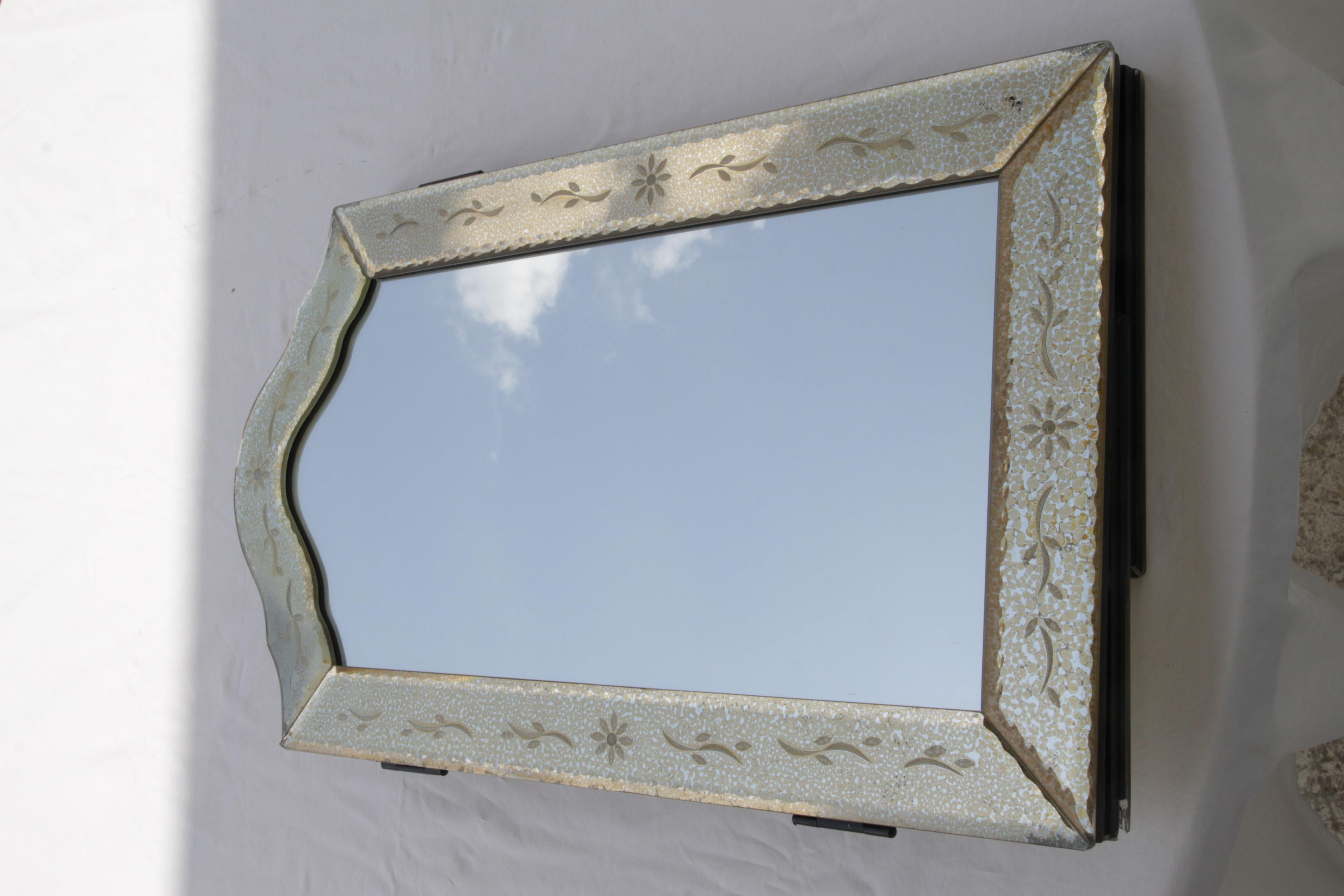 20th Century Tri Fold Mirror For Sale