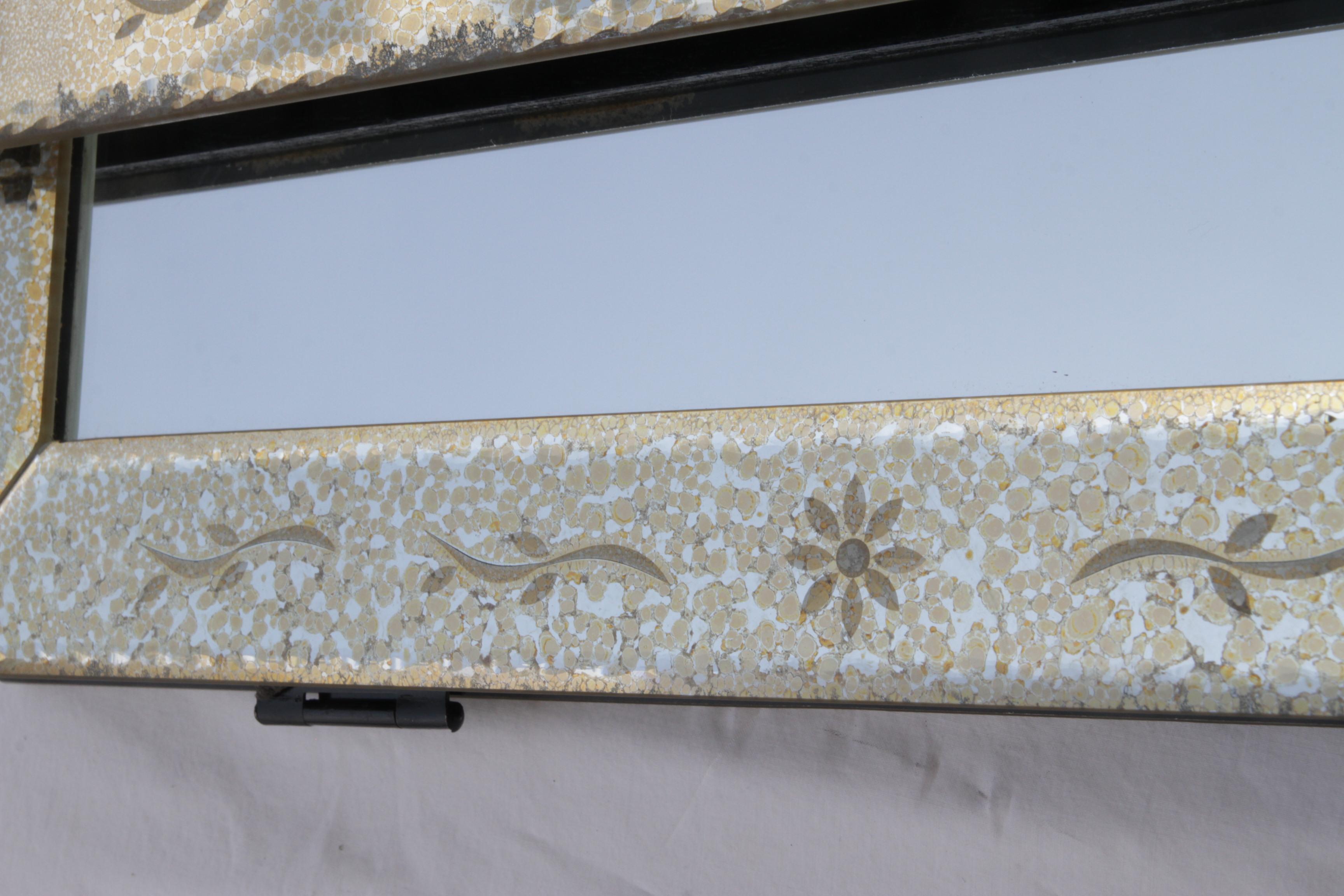 Glass Tri Fold Mirror For Sale