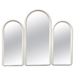 Tri-Fold Vanity Mirror, Italy 1960s