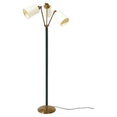 Tri Headed Floor Lamp by Jacques Adnet, France 1950's