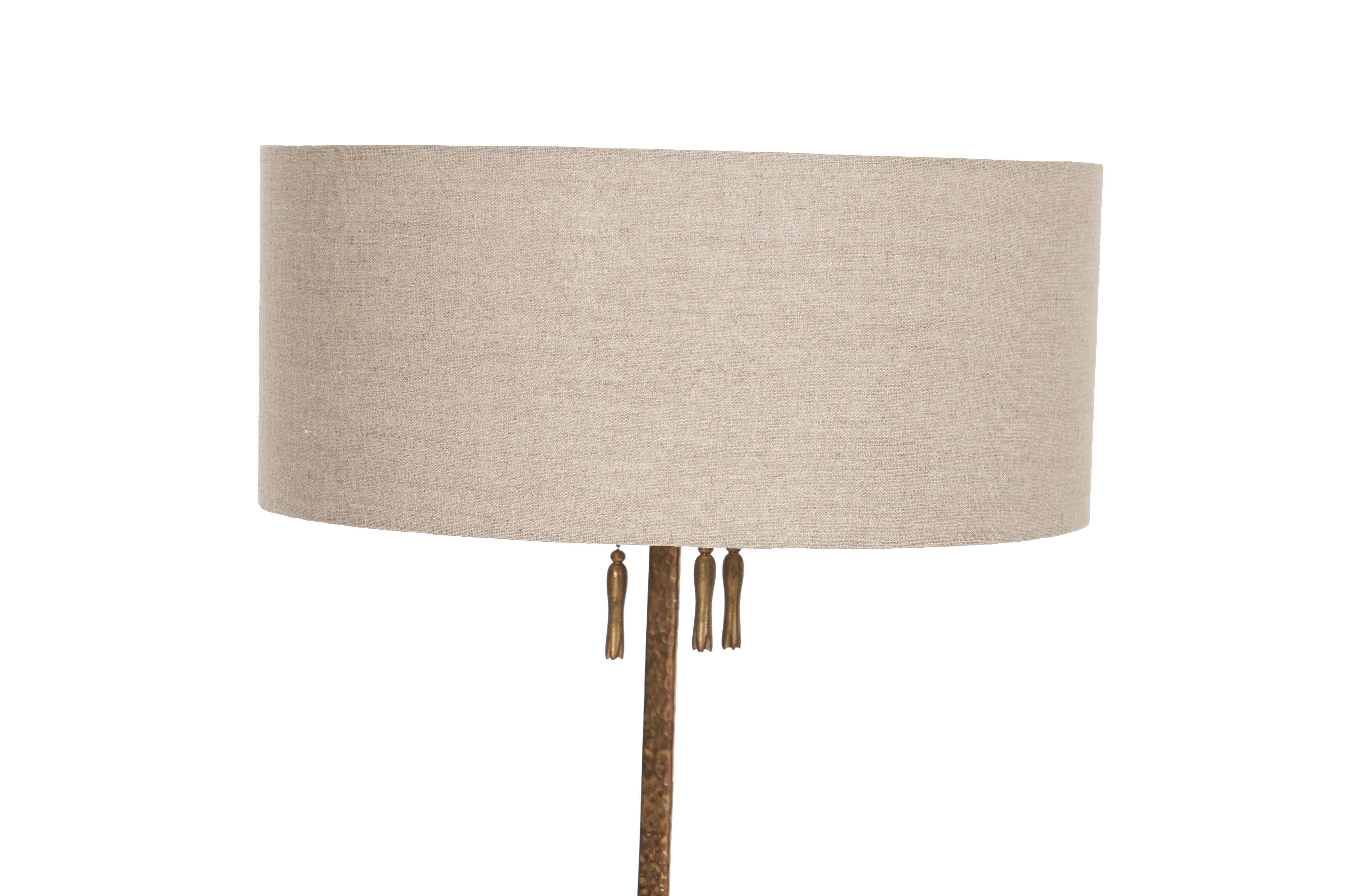 Mid-Century Modern Tri Leg Floor Lamp Maison Jansen Style