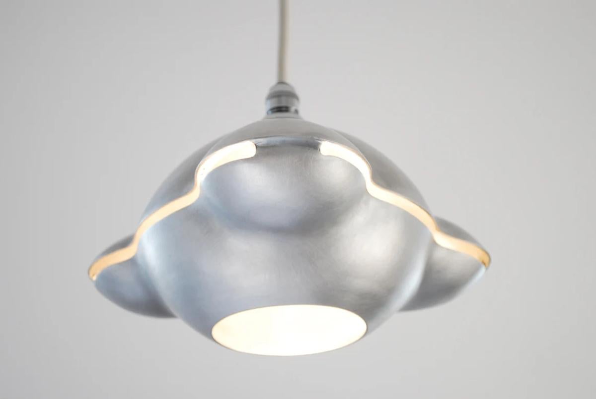 Mid-Century Modern Tri-Lobe Space-Age, Industrial Lampshade
