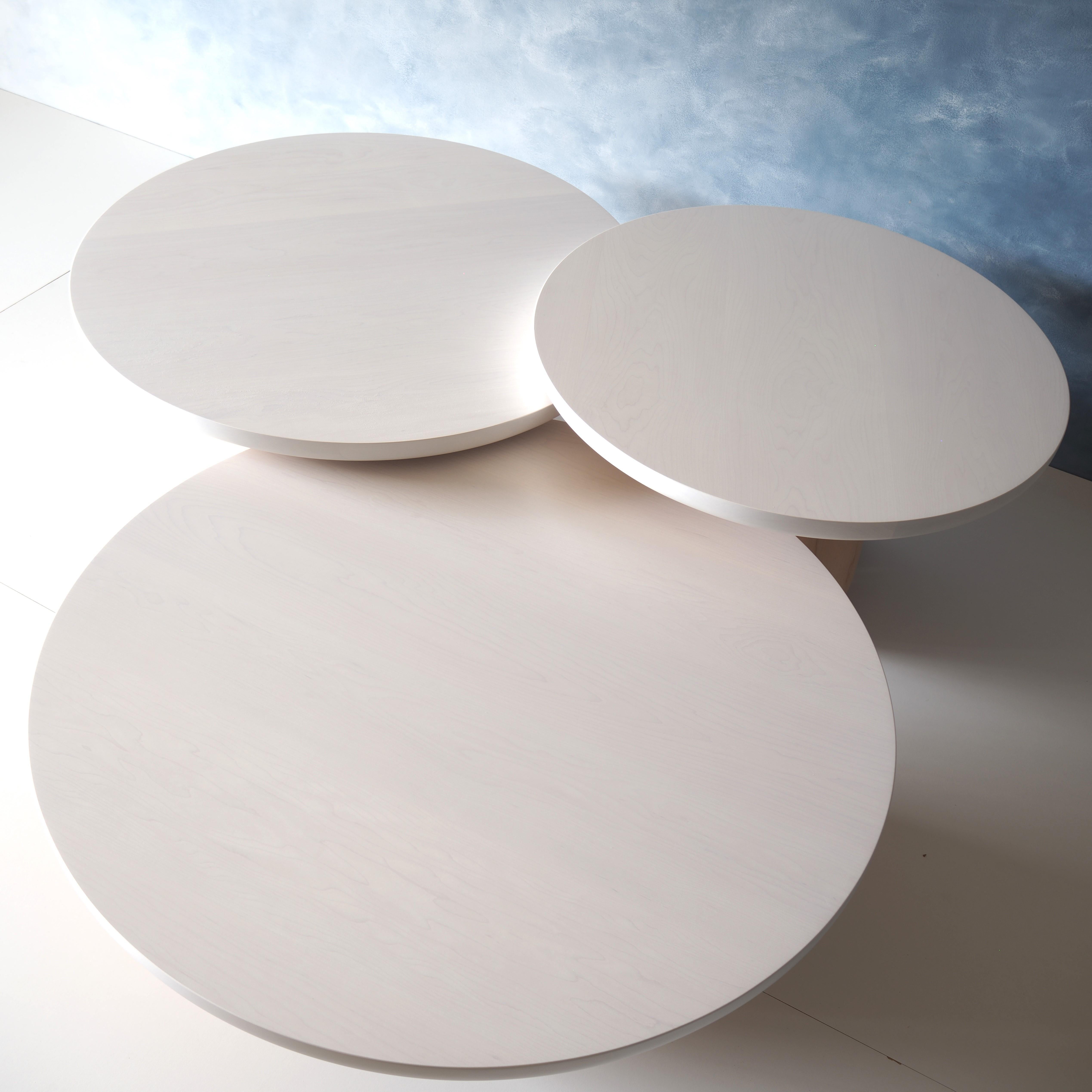 Tri-Nesting Column Tables by MSJ Furniture Studio For Sale 4