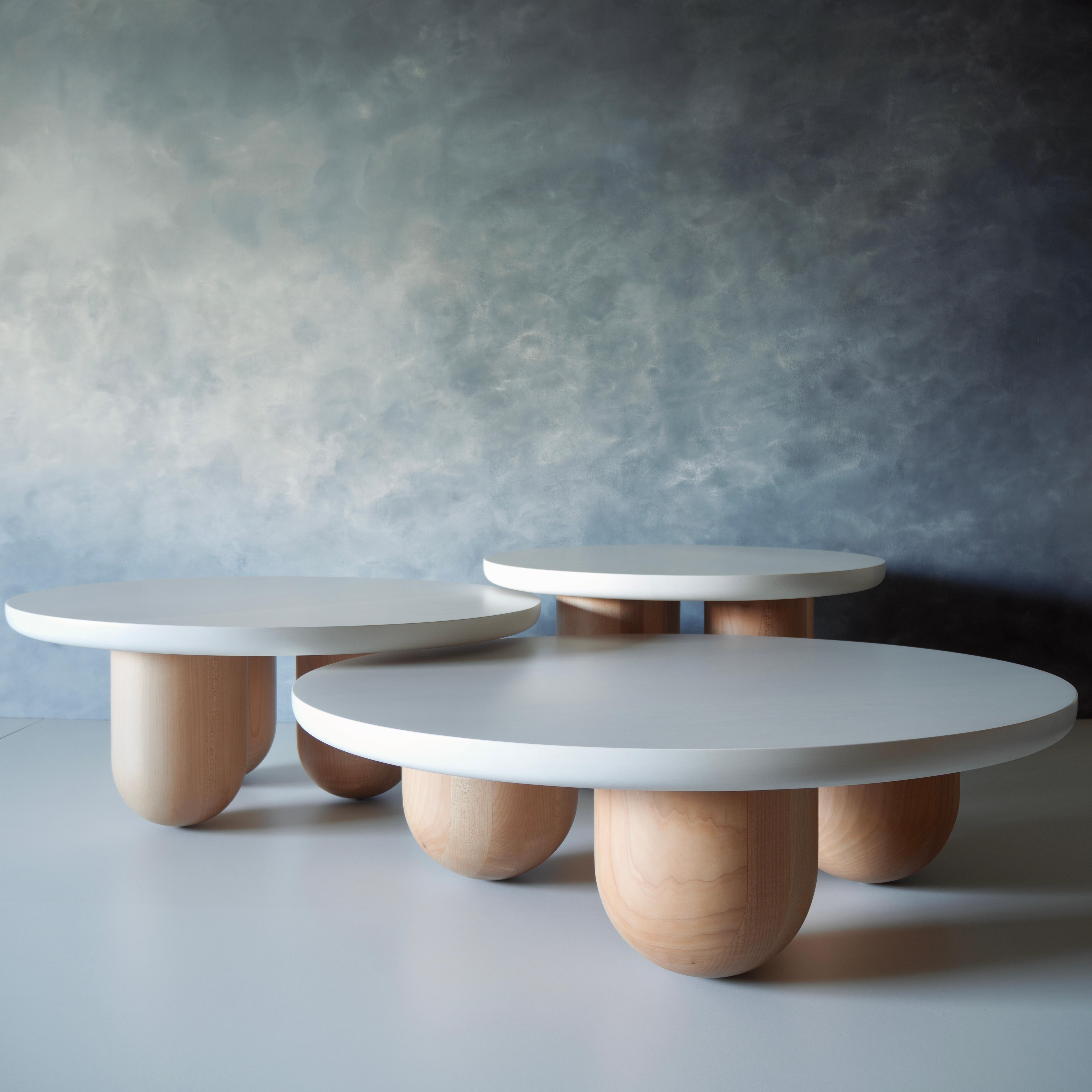Tri-Nesting Column Tables by MSJ Furniture Studio For Sale 5