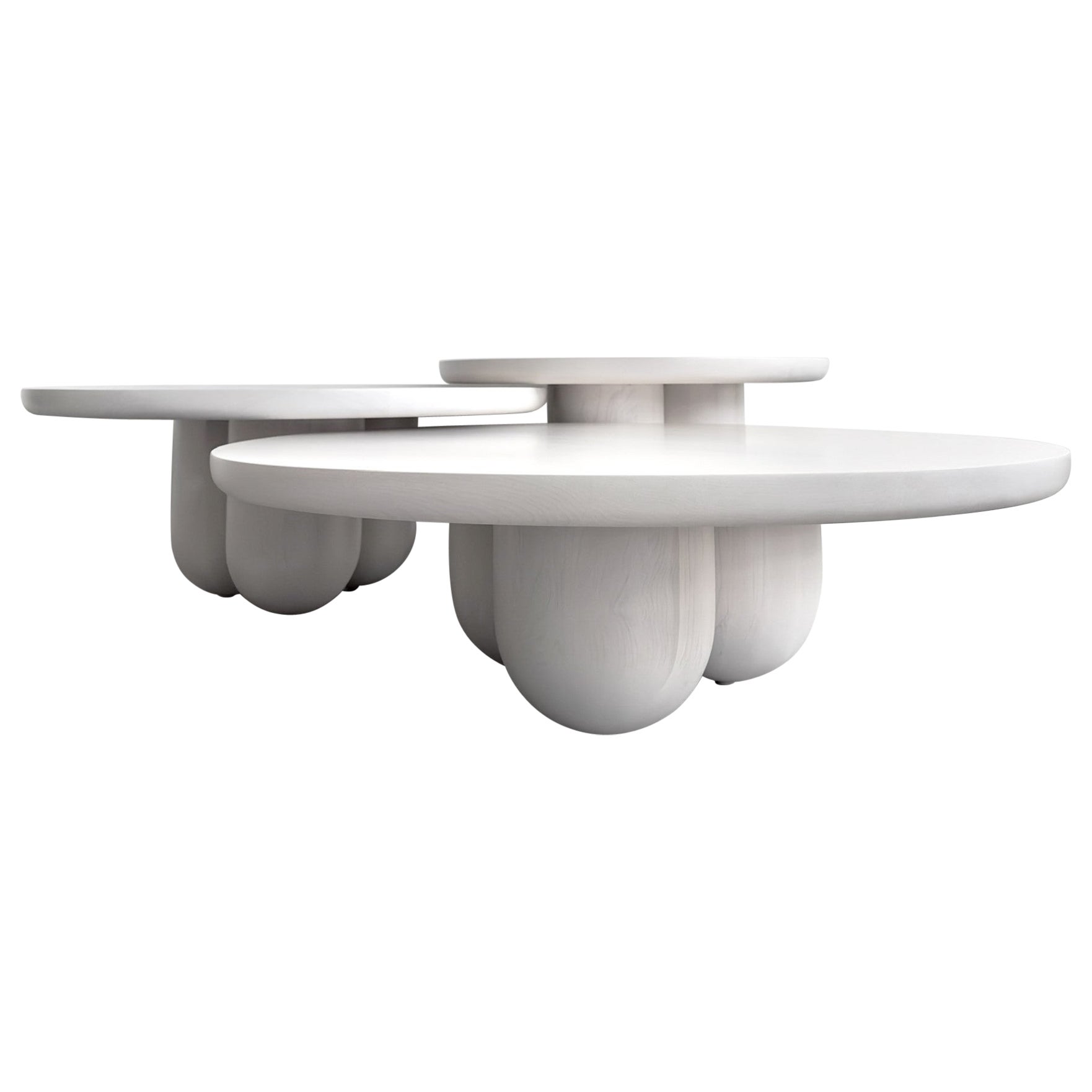 Tri-Nesting Column Tables by MSJ Furniture Studio