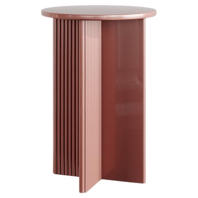 Mesa auxiliar Tri Rojo Susurro Lacado Brillante by Hermhaus en venta