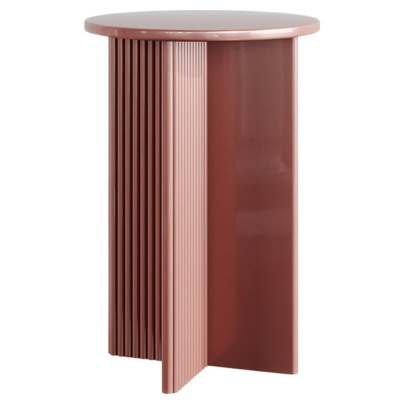 Mesa auxiliar Tri Rojo Susurro Lacado Brillante by Hermhaus en venta