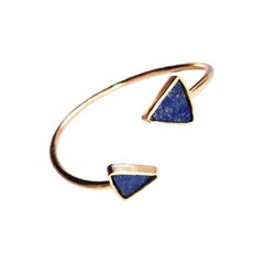 Tri Snake Lapis-Armband mit Gold
