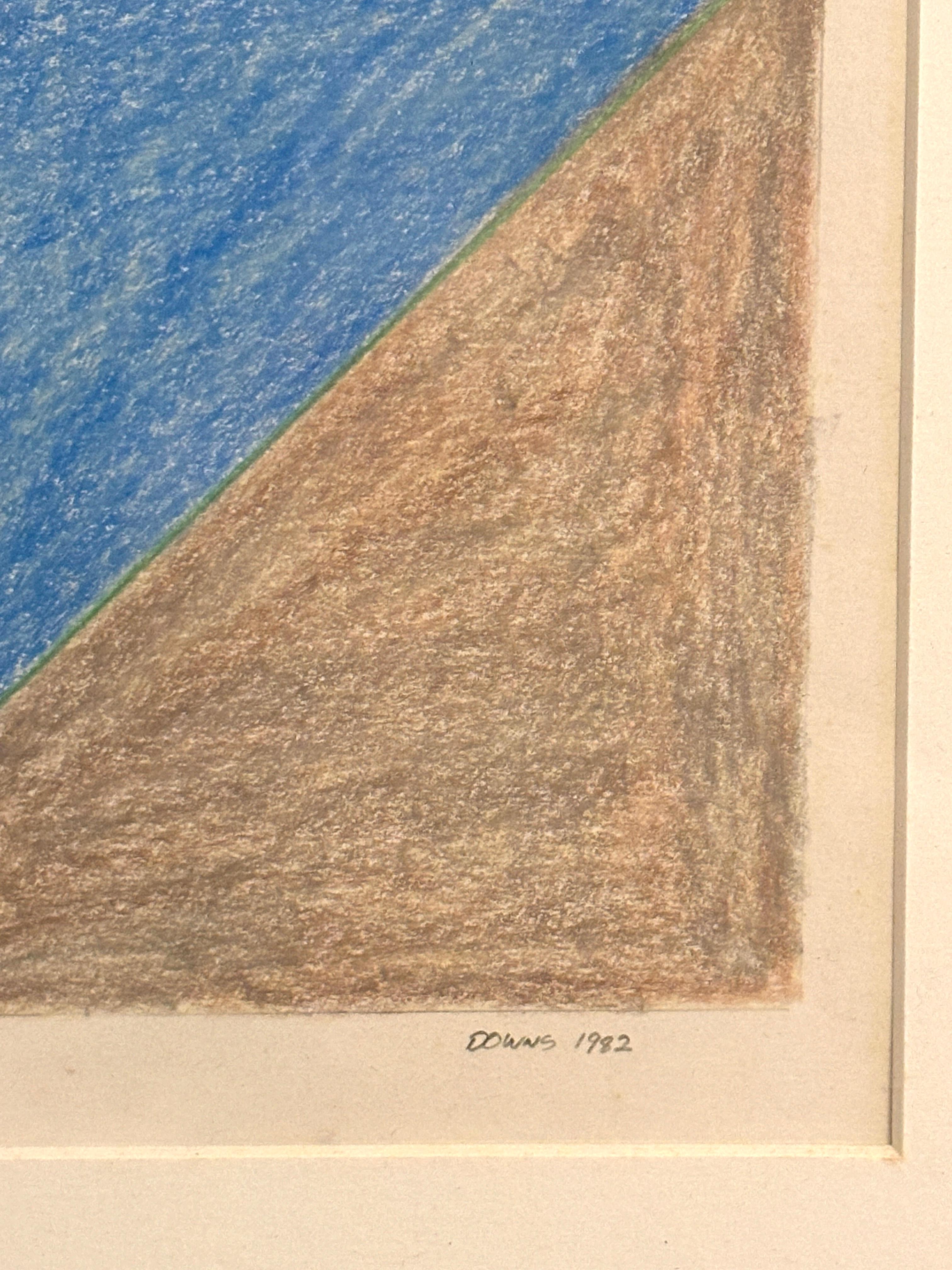 Paper 'Tri/Sq Series #3' by Terry Downs For Sale
