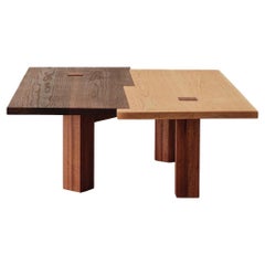 Tri-Toned Wood Faces Coffee Table by Gregory Beson