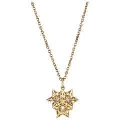 Collana Tria Frame con diamanti e oro 18 carati
