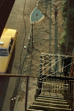 My Fire Escape View 01 on Stanton Street, 1986 par Tria Giovan - Photo de paysage