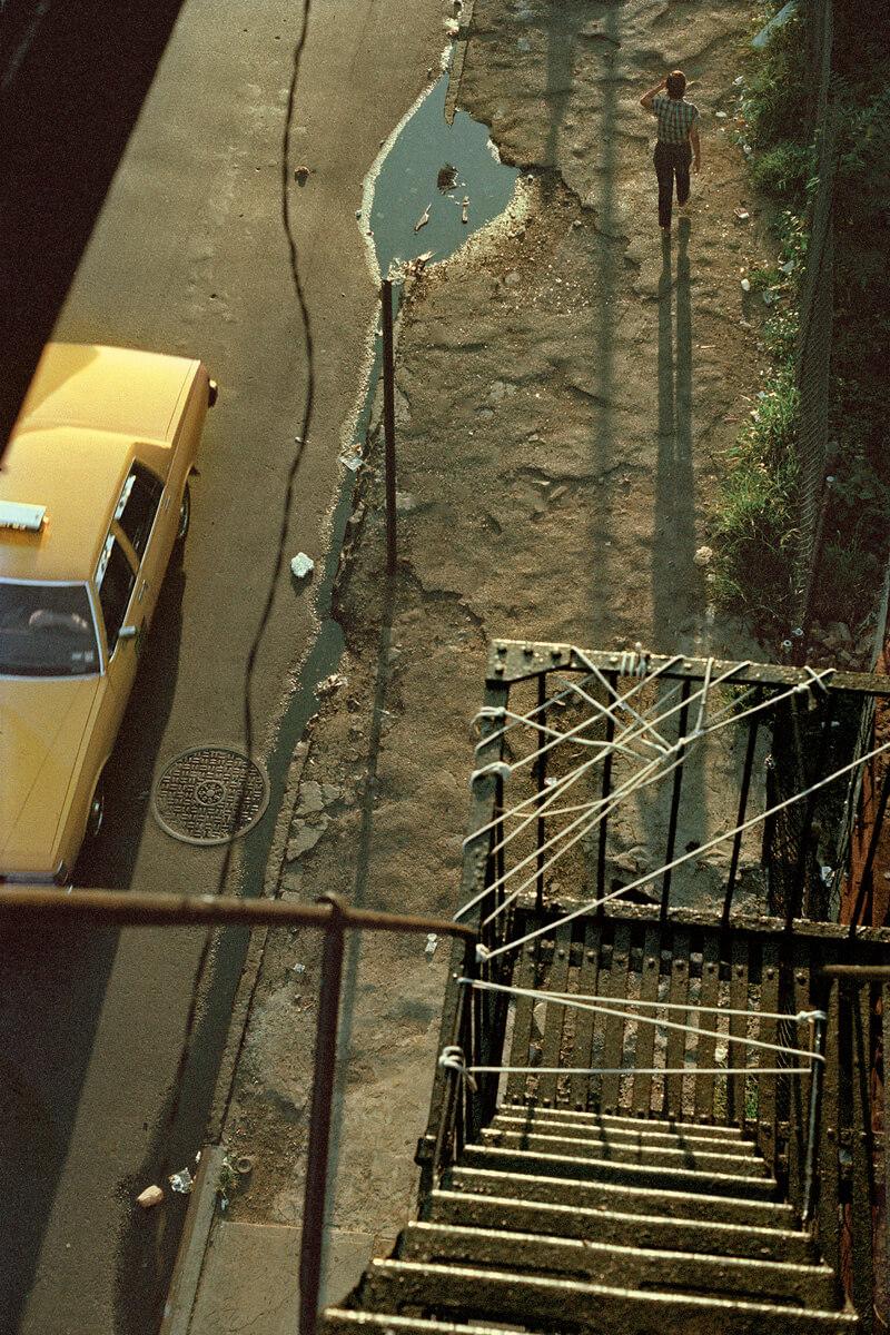 Mon escalier de secours Vue 01 sur Stanton Street, 1986 - Mode de vie à New York
